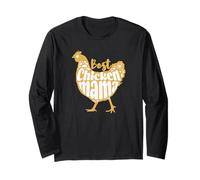 Miglior Pollo Momma Homesteading Urban Backyard Farming Maglia a Manica