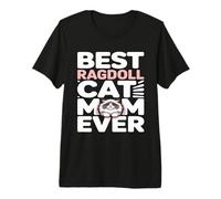 Miglior Ragdoll Cat Mom Ever Ragdoll Amante Gatto Maglietta Premium