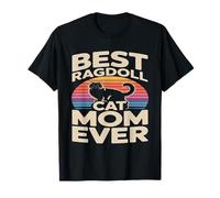 Miglior Ragdoll Cat Mom Ever Retro Maglietta