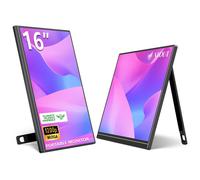 Miglior regalo VEOUT Monitor portatile da gioco da 16 pollici da 60 Hz per laptop, display LCD 1200P FHD Secondo schermo esterno per computer per telefono