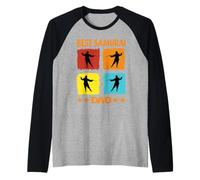 Miglior Samurai papà Samurai Ninja Giapponese Guerrieri Giapponesi Maglia con Maniche Raglan