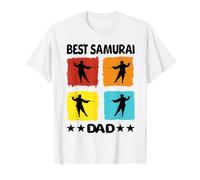 Miglior Samurai papà Samurai Ninja Giapponese Guerrieri Giapponesi Maglietta