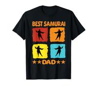 Miglior Samurai papà Samurai Ninja Giapponese Guerrieri Giapponesi Maglietta