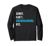 Miglior Snowboard Art Uomini Donne Snowboard Snowboarder Maglia a Manica