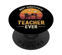 Miglior sostituto insegnante mai vintage PopSockets PopGrip Adesivo