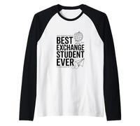 Miglior Studente di scambio Sempre Divertente per studiare all'estero Maglia con Maniche Raglan