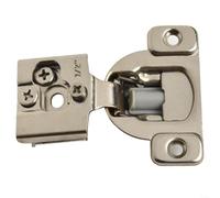 Migliora i tuoi mobili da cucina con cerniere a chiusura ammortizzata e regola, struttura in acciaio inossidabile di alta qualità, chiusura efficiente delle porte, (1/2")