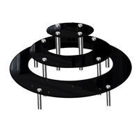 Migliora il fascino visivo dei tuoi dolci con supporto per torte acrilico traspa