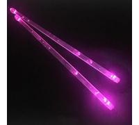 Migliora il tuo gioco sul palco con le bacchette luminose progettate per emozionanti esperienze di gioco notturne (rosa viola)
