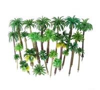 Migliora il tuo paesaggio modello con un set di alberi modello misto 30/50 opzioni artigianali in vari stili (30 pezzi)