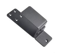 Migliora la sicurezza della tua casa con staffe per barriera per porte 2 x 4, facile installazione e design resistente (nero)