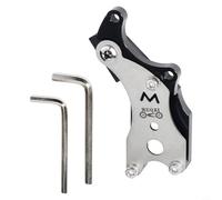 Migliora la tua bicicletta da strada con un freno a V al convertitore del freno a disco, potenza frenante migliorata (nero)