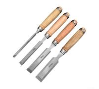 Migliora la tua collezione di strumenti con questo set di scalpelli in legno curvo rotondo da 4 pezzi che incontra una comoda maneggevolezza in un unico pacchetto