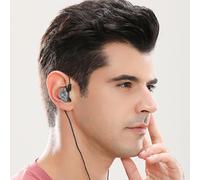 Migliora la tua esperienza audio: auricolari bianchi trasparenti con driver dinamico da 10 mm e diaframma in PET per un suono stereo Hi-Fi