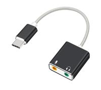 Migliora la tua esperienza audio con il nostro adattatore audio USB Type C, scheda audio stereo esterna per una connessione perfetta a dispositivi da