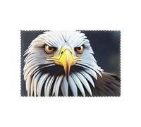 Migliora la tua esperienza culinaria con MSRHIUEF Sharp Eagle Eyes Prints Set di 6 tovagliette 30,5 x 45,7 cm