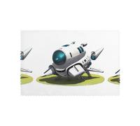 Migliora la tua esperienza culinaria con MSRHIUEF Spaceship on The Prairie Prints, set di 6 tovagliette 30,5 x 45,7 cm