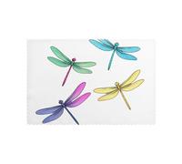 Migliora la tua esperienza culinaria con MSRHIUEF The Four Dragonfly Brothers Prints Set di 6 tovagliette 30,5 x 45,7 cm