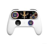 Migliora la tua esperienza di gioco con questo controller wireless per Nintendo Switch, progettato pensando alle opzioni di personalizzazione e al supporto ergonomico (White Kingdom)