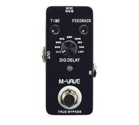 Migliora la tua esperienza musicale con il pedale digitale MVAVE DIG DELAY, 9 effetti di ritardo