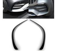 Migliora la tua guida con questo set di due rivestimenti per paraurti anteriori realizzati per le ultime Mercs (W167) (fibra di carbonio)