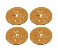 Migliora la tua organizzazione dell'ufficio con il nostro set di 4 coperture per cavi da scrivania (marrone 60 mm)