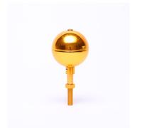 Migliora l'aspetto della tua bandiera con un ornamento in alluminio oro taglia 3