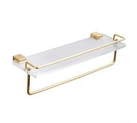Migliora l'aspetto dell'organizzazione del tuo bagno con questa scaffalatura dal design straordinario realizzata con elementi robusti (con asta)