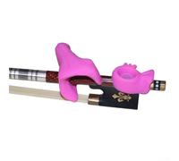 Migliora le tue abilità di violino con questo dispositivo di correzione dell'impugnatura dell'arco, adatto per principianti e musicisti avanzati di For All Hands (Rosso)