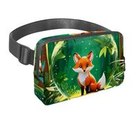 Migliora le tue attività all'aperto con il nostro marsupio con tracolla regolabile, il marsupio da viaggio ideale per passeggiate, escursioni e ciclismo., Fox Crystal Ball, Multicolore#05,