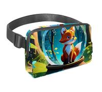 Migliora le tue avventure con la nostra versatile borsa a tracolla, il marsupio da viaggio ideale per corsa, escursionismo e ciclismo., Fox Crystal Ball, Multicolore#03, 1.5x9.0x5.9in/4x23x15cm
