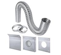 Migliora l'efficienza della combustione della stufa a pellet con questo set di ventilazione in metallo portatile per ambienti domestici e aziendali Ventilazione ad alta efficienza