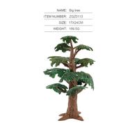 Migliora lo scenario modello con alberi di simulazione verde perfetto per la dec