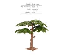 Migliora lo scenario modello con alberi di simulazione verde perfetto per la dec