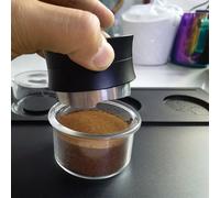 Migliora l'uniformità del caffè con ciotola in polvere in vetro trasparente di