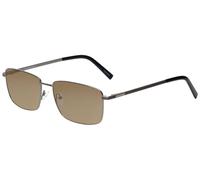 Migliorare Big&tall EN4161 Uomo Polarizzati Bifocali Sole Gunmetal Nero 60 MM