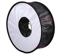 Migliorato 45 cm anello facile da piegare Softbox diffusore riflettore per Macro Spara per Canon Nikon Pentax Metz Olympus Speedlight