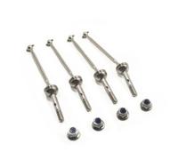 Migliorato 4mm Vite Threa Alberi Anteriori Cvd 4 Pezzi Set Con Ruote Dadi Parte Per Wltoys 144001 124017 124019 Rc Car Aggiornato Accessorio Ricambio RC