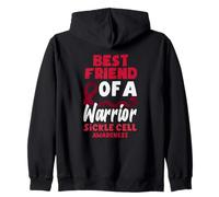 Migliore Amico di Una consapevolezza falciforme Guerriero Felpa con Cappuccio