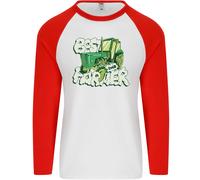 Migliore Contadino Ever Agricoltura Festa Del Papà Uomo L/S Baseball T-Shirt