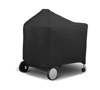Migliore copertura di protezione per barbecue impermeabile per barbecue Weber 7152 barbecue al carbone di legna accessori per barbecue da campeggio all'aperto (nero, 124 x 65 x 101 cm)