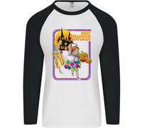 Migliore Costumi di Halloween Horror Zucca Uomo L/S Baseball T-Shirt