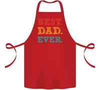Migliore Dad Ever Festa Del Papà Regalo Cotone Grembiule 100% Biologico