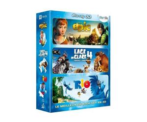 Migliore Della 3D Blu Sky Epic + ETÀ Di Tergicristallo 4+ Rio Set Blu-Ray Nuova
