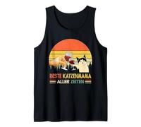Migliore Katzenmama Aller Zeiten Retro Lustig Muttertag Canotta
