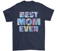 Migliore Mamma Ever Cravatta Died Effetto Festa Della Uomo T-Shirt 100% Cotone