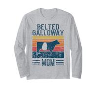 Migliore Mucca Mamma Donne - Vintage Bestiame Cintura Galloway Maglia a Manica