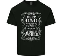 Migliore Papà IN la Parola Festa Del Papà Uomo Cotone T-Shirt