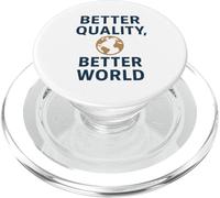 Migliore qualità - Better World | Idea regalo per la Giornata mondiale della qualità PopSockets PopGrip per MagSafe