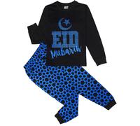 Migliore Regalo Eid Festive per Bambini Ragazze Mubarik Lounge Abito Pigiama Set